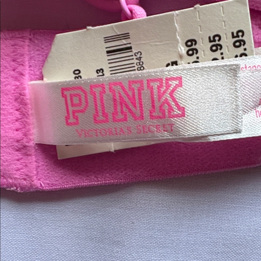 PINK Victoria's Secret Pink Floral Lace Bralette - Picture 2 of 4
